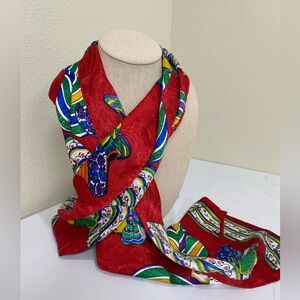 LIZ CLAIBORNE - silk scarf